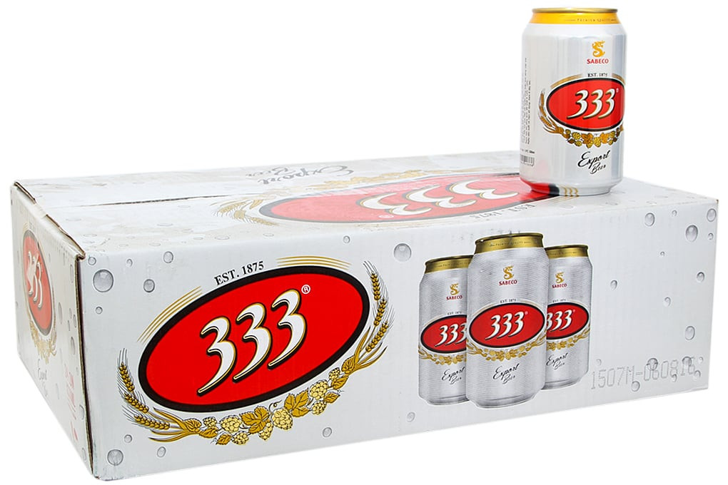 Bia 333 là một sản phẩm được rất nhiều người tiêu dùng Việt Nam ưa thích từ nhiều năm trước