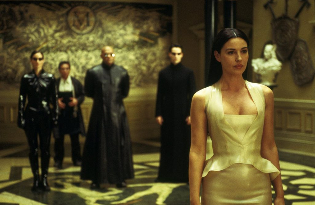 Monica Bellucci đảm nhận vai người phụ nữ bí ẩn và quyến rũ trong The Matrix Reloaded