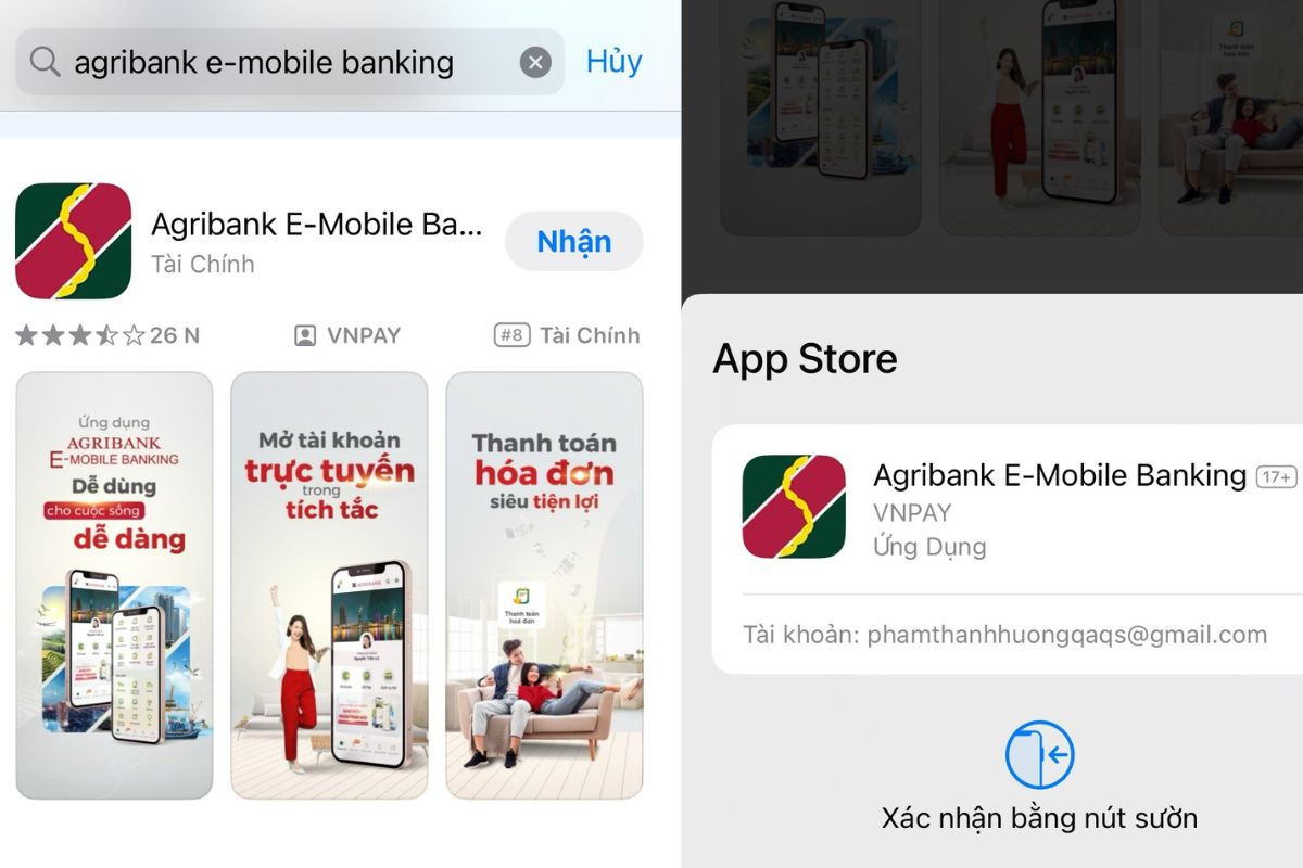 Tải app Agribank E-Mobile Banking về điện thoại 