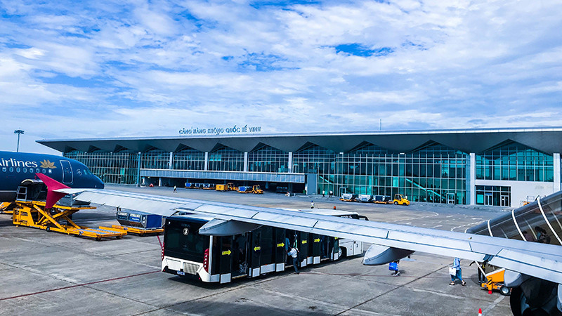Sân bay Quốc tế Vinh chỉ có các chuyến bay nội địa nhưng có tốc độ tăng trưởng nhanh chóng