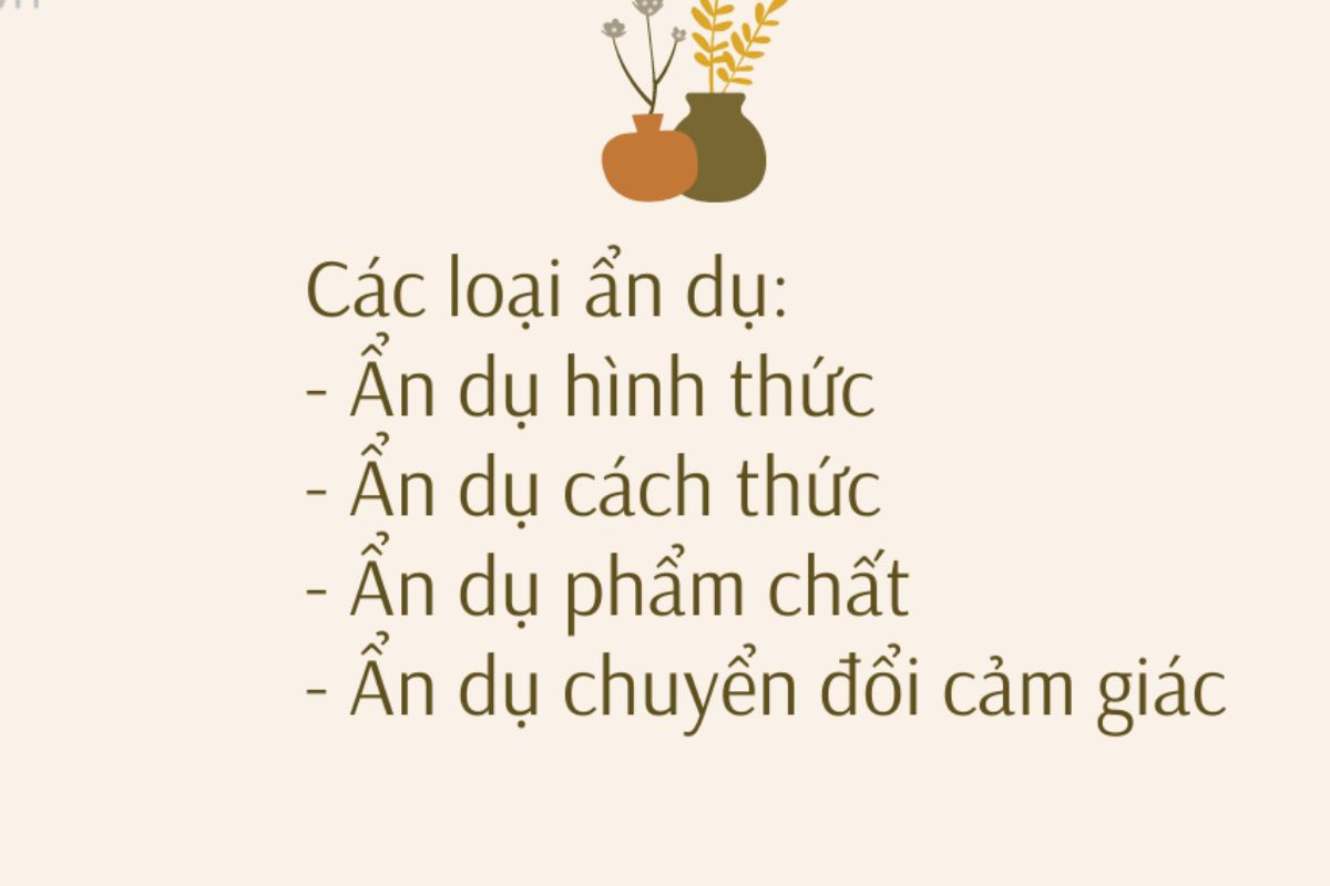 Hiểu phép ẩn dụ là gì và nắm được các loại ẩn dụ giúp bạn sử dụng biện pháp tu từ ẩn dụ phù hợp