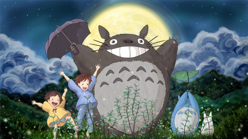 Hình nền anime "Hàng xóm của tôi là Totoro"