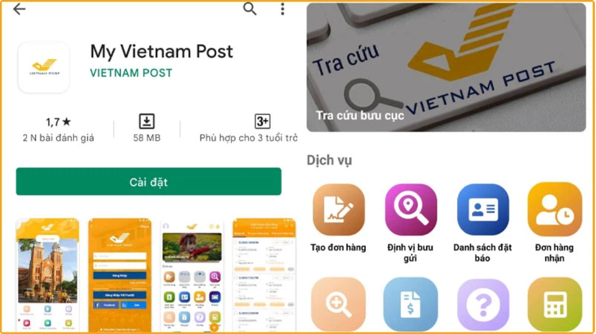 Tải ứng dụng My Vietnam Post về điện thoại