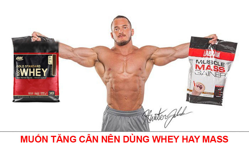 Để tăng cân, bạn có thể sử dụng thêm các thực phẩm bổ sung như bột whey hoặc mass