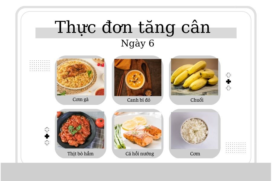 Thực đơn tăng cân cho người gầy khó hấp thụ, tăng nhanh 5kg trong 1 tuần