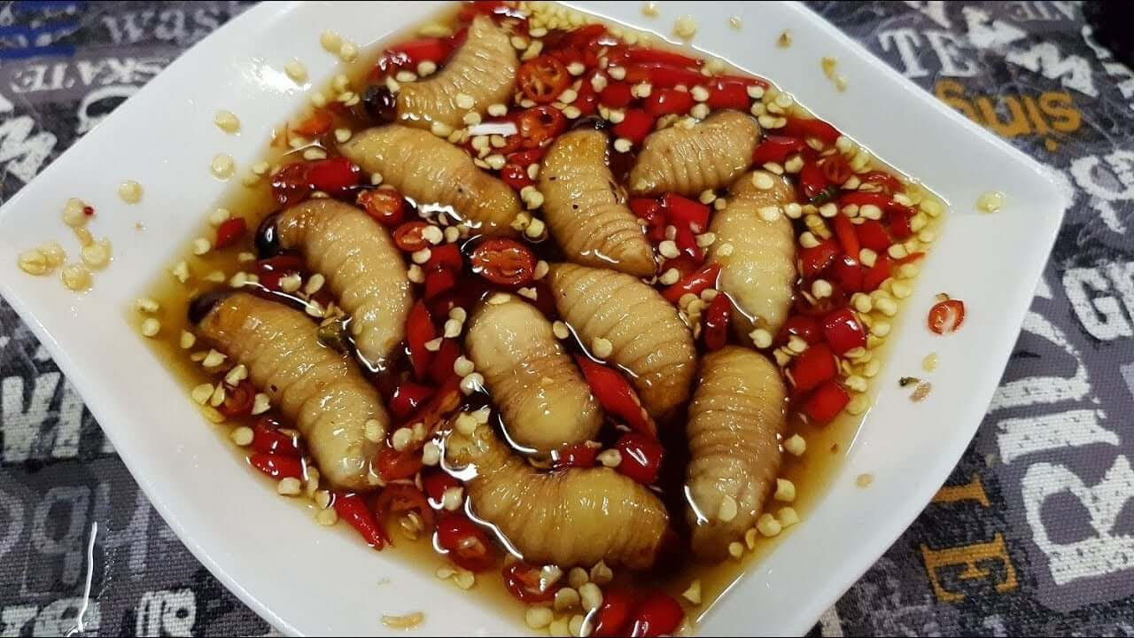 Đuông dừa là món ăn đặc sản Vĩnh Long