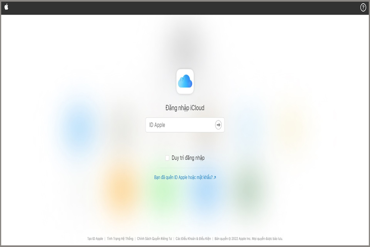 Đăng nhập tài khoản iCloud cá nhân trên điện thoại hoặc máy tính
