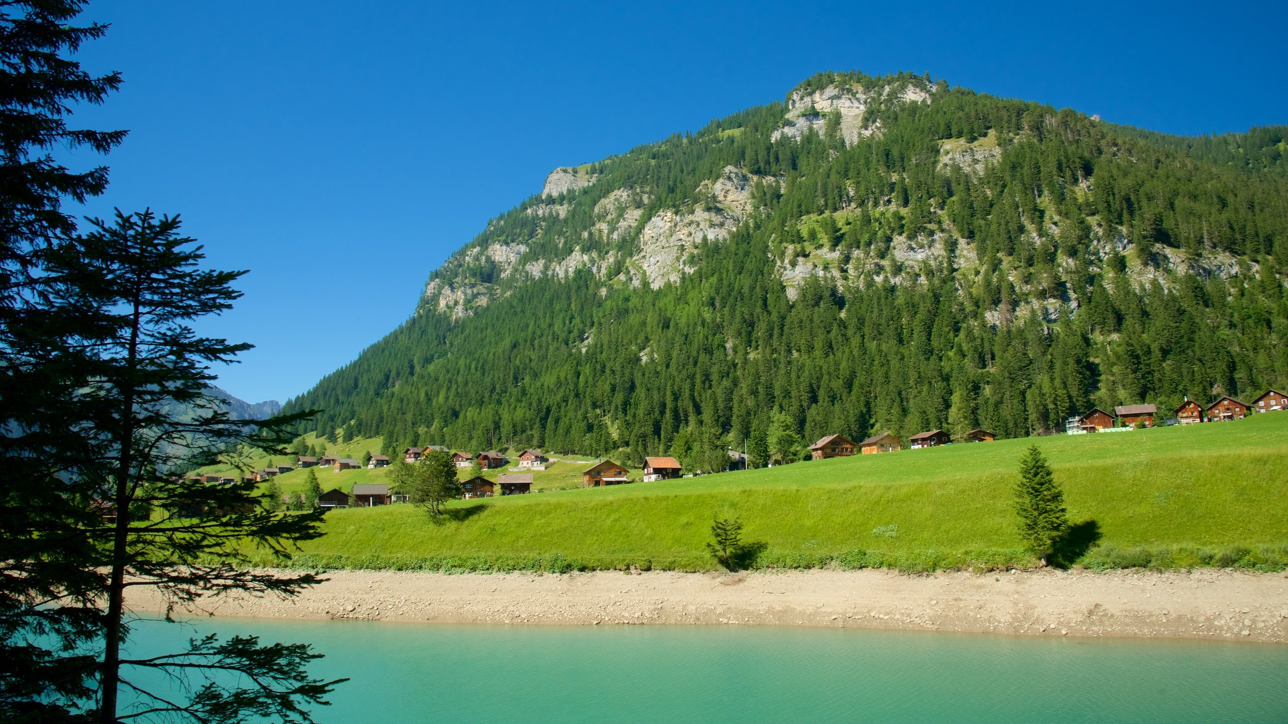 Liechtenstein còn khiến người ta phải trầm trồ bởi vẻ đẹp của cánh đồng xanh mướt 