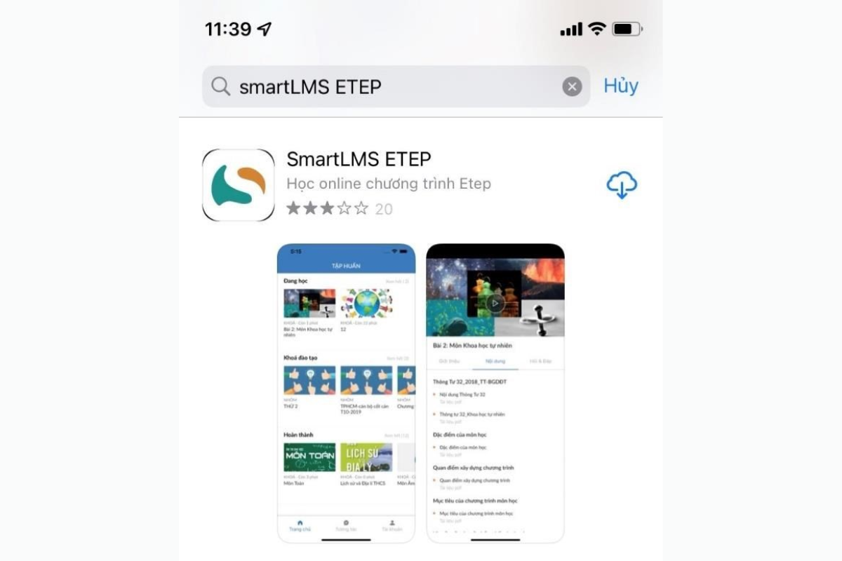 Bạn có thể tải SmartLMS ETEP trên bất cứ dòng điện thoại nào