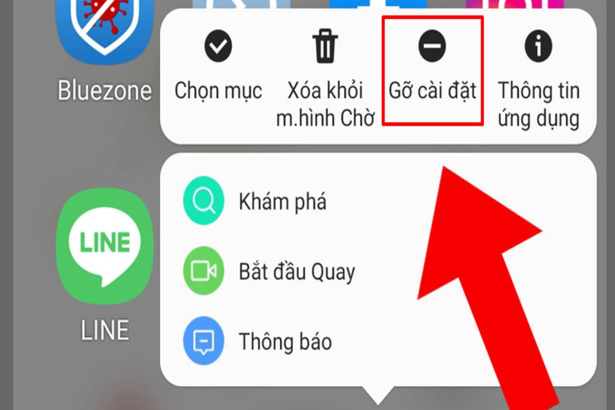 Gỡ bỏ ứng dụng cũng là một trong những cách tắt quảng cáo trên điện thoại Samsung hiệu quả