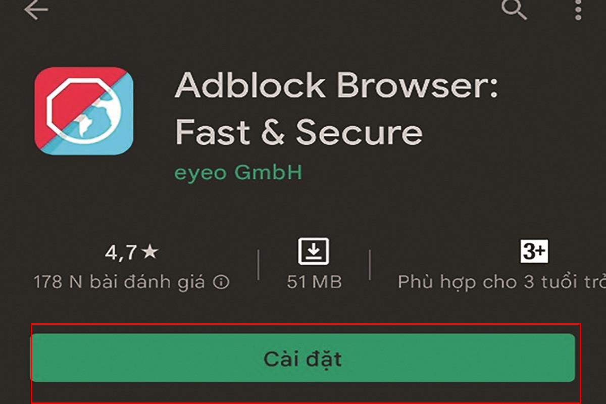 Adblock Browser là ứng dụng hỗ trợ tắt quảng cáo an toàn, hiệu quả cao