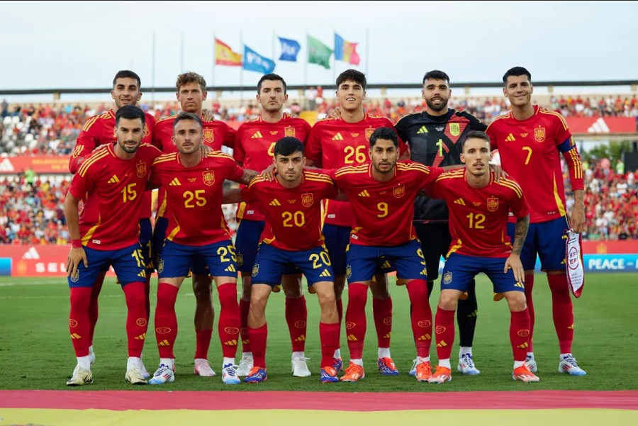 Đội hình ra sân của đội tuyển Tây Ban Nha