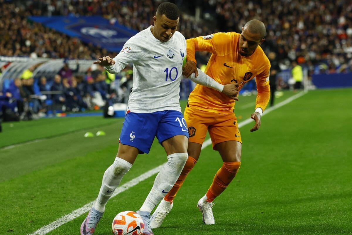 Mbappe vắng mặt trong trận gặp Hà Lan do chấn thương mũi khiến đội tuyển Pháp gặp khó khăn